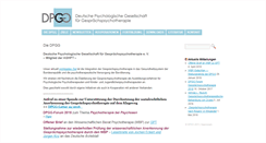 Desktop Screenshot of dpgg.de